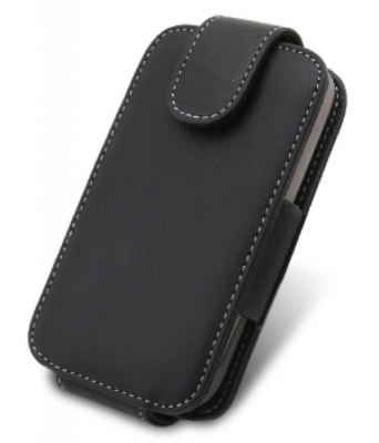 Чехол кожаный Melkco Flip Down Type для HTC Wildfire черный