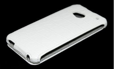 Чехол Armor для HTC One M7 белый крокодил