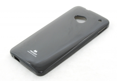 Чехол гелиевый Mercury Jelly для HTC One M7 черный