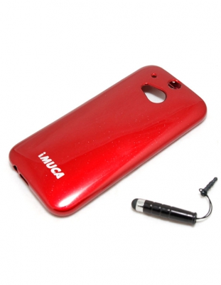 Чехол гелевый Imuca для HTC One 2 M8 красный
