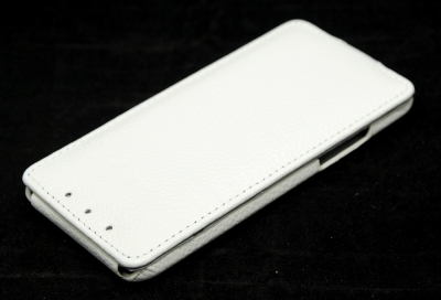 Чехол кожаный Melkco Jacka Type для HTC One Mini M4 белый