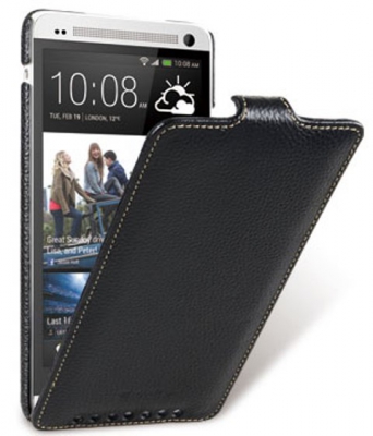 Чехол кожаный Melkco Jacka Type для HTC One Max T6 черный