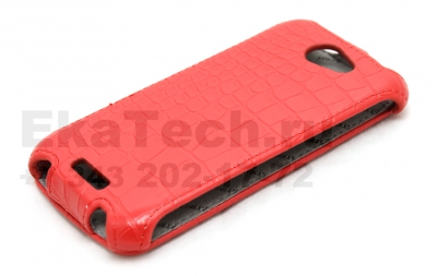 Чехол Armor для HTC One S красный крокодил