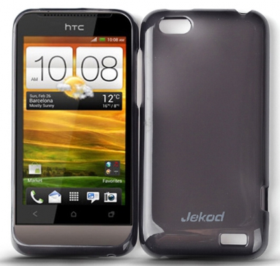 Чехол гелевый Jekod для HTC One V черный