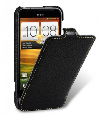 Чехол кожаный Melkco Jacka Type для HTC One V черный