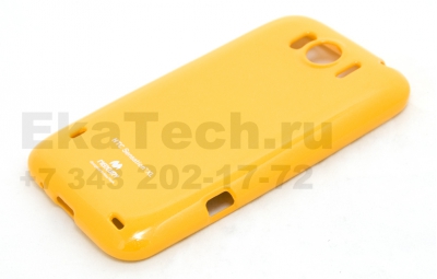 Чехол гелиевый Mercury Jelly для HTC Sensation XL желтый