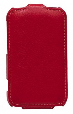 Чехол кожаный Melkco Jacka Type для HTC Wildfire S красный