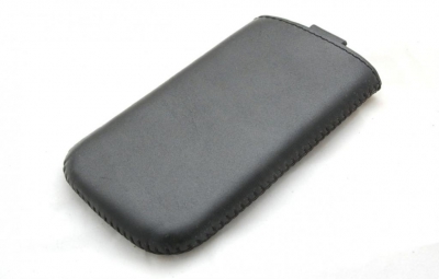 Чехол Time из натуральной кожи для Sony Ericsson Xperia Play черный