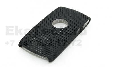 Чехол пластиковый перфорированный для Sony Ericsson Vivaz U5i черный