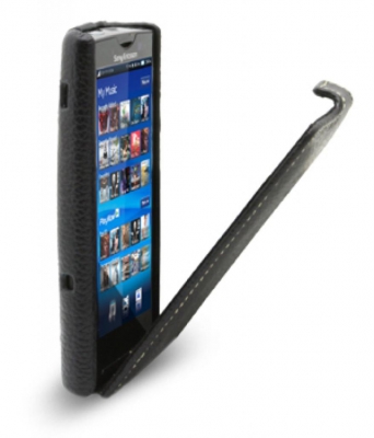 Чехол кожаный Melkco Jacka Type для Sony Ericsson XPERIA X10 черный