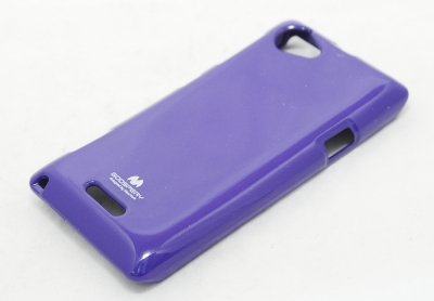 Чехол гелевый Mercury Jelly для Sony Xperia L фиолетовый