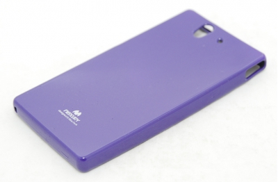 Чехол гелиевый Mercury Jelly для Sony Xperia Z фиолетовый