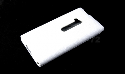 Чехол кожаный Melkco Jacka Type для Nokia Lumia 900 белый