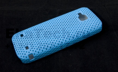 Чехол пластиковый перфорированный для Nokia C5 голубой