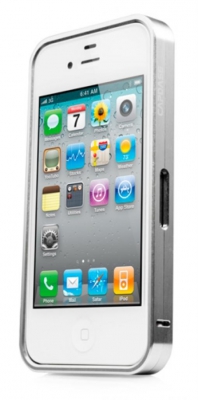 Бампер Capdase Alumor Bumper DuoFrame MBIH4-00SS для Apple Iphone 4