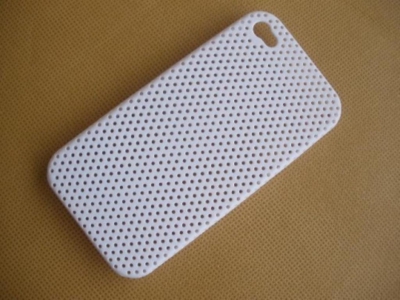 Белый накладной чехол для iPhone 4