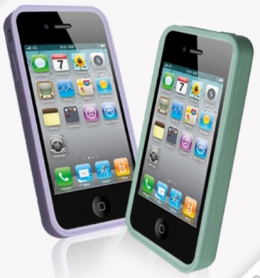 Чехол Zenus Pearl Caramel Pastel для Apple Iphone 4 фиолетовый