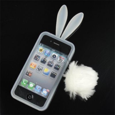 Чехол гелевый RABBIT для Apple iPhone 4
