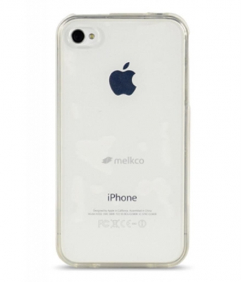 Чехол гелиевый Melkco Poly Jacket See Through для Apple Iphone 4