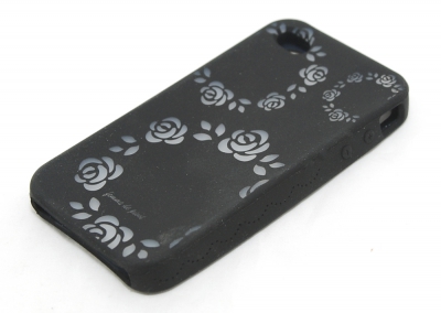 Чехол силиконовый PIVOT Rosy Coronet для Apple iPhone 4