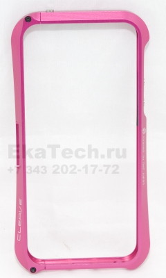 Алюминиевый чехол Deff Cleave для Apple iPhone 5 розовый