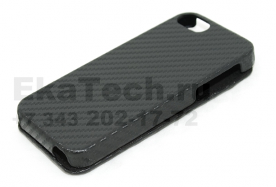 Чехол Melkco Jacka Type для Apple iPhone 5 Carbon Fiber черный