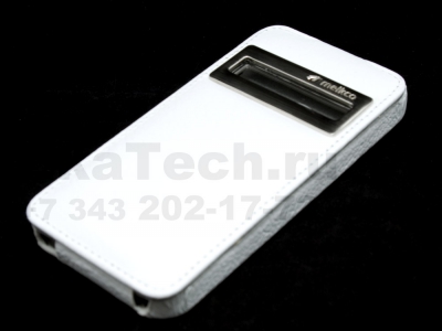 Чехол кожаный Melkco Jacka ID Type для Apple iPhone 5 белый