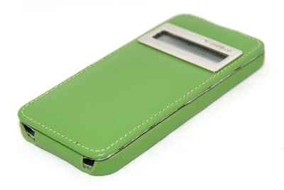 Чехол кожаный Melkco Jacka ID Type для Apple iPhone 5 зеленый