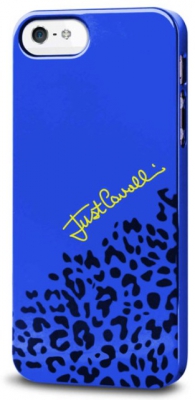 Чехол пластиковый Just Cavalli Iridescent JCIPC5IRIBLUE для Apple iPhone 5 синий