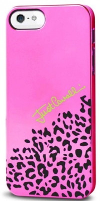 Чехол пластиковый Just Cavalli Iridescent JCIPC5IRIPNK для Apple iPhone 5 розовый