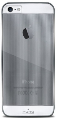 Чехол пластиковый PURO Mirror для Apple iPhone 5 серебро