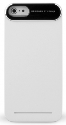 Чехол пластиковый Zenus Metal Edge для Apple iPhone 5 белый