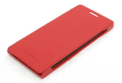 Чехол Armor Flip Cover для Huawei Ascend P6 красный