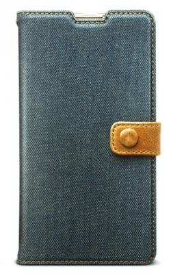 Чехол Zenus Denim Vintage Pocket Diary для LG Optimus G Pro E988 темно-синий