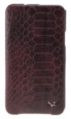 Чехол Zenus Masstige Anaconda Folder для Samsung Galaxy SII I9100 красное вино