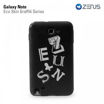 Чехол Zenus Eco Skin Graffiti для Samsung Galaxy Note N7000 черный