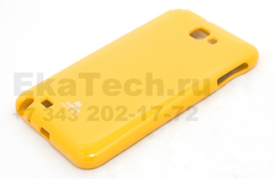 Чехол гелиевый Mercury Jelly для Samsung Galaxy Note N7000 желтый