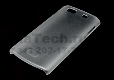 Чехол пластиковый JustinCase Thin Type для Samsung Wave 3 S8600 белый