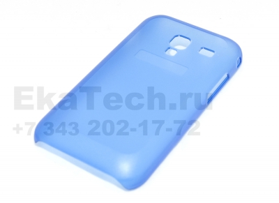 Чехол пластиковый JustinCase Thin Type для Samsung Galaxy Ace Plus S7500 синий