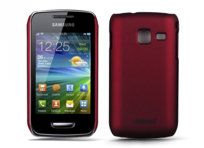 Чехол пластиковый Jekod для Samsung Wave Y S5380 красный