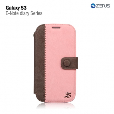 Чехол Zenus Masstige E-note Diary для Samsung Galaxy SIII I9300 розовый