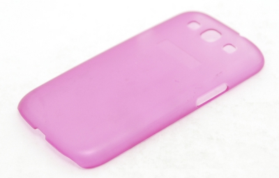 Чехол пластиковый JustinCase Thin Type для Samsung Galaxy SIII I9300 фуксии