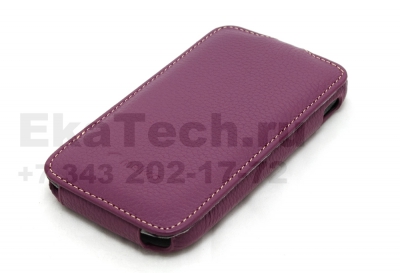 Чехол кожаный Melkco Jacka Type для Samsung Galaxy Ace II I8160 фиолетовый