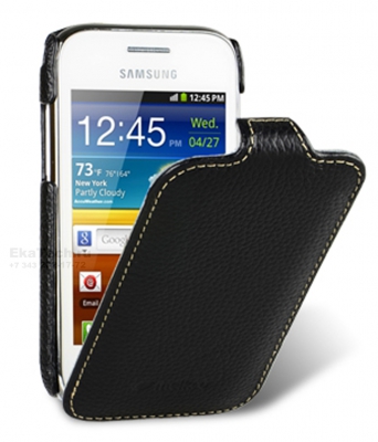 Чехол кожаный Melkco Jacka Type для Samsung Galaxy Ace Duos s6802 черный