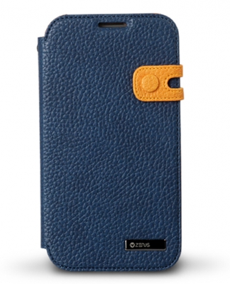 Чехол Zenus Masstige Color Edge Diary для Samsung Galaxy Note 2 N7100 темно-синий