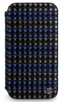 Чехол кожаный Zenus Prestige Decorative Mesh Patch Diary для Samsung Galaxy Note 2 N7100 черный
