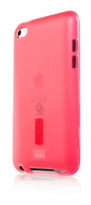 Чехол гелевый Capdase Soft Jacket Xpose SJIPT4-P209 для Apple Ipod touch 4th прозрачно-красный