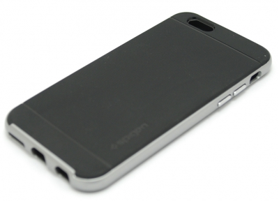 Чехол пластиковый с бампером Spigen для Apple iPhone 6 4.7 дюйма черный