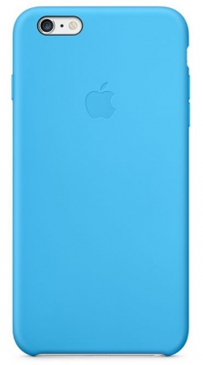 Чехол силиконовый оригинальный для Apple iPhone 6 Plus 5.5 дюйма голубой