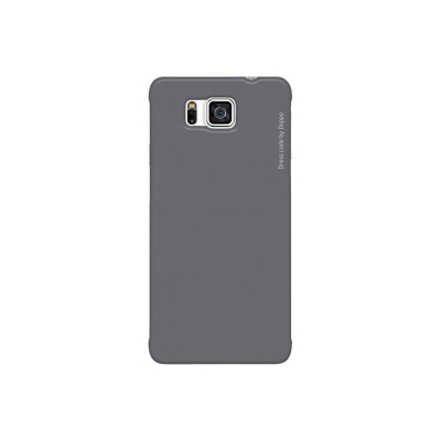 Чехол пластиковый Deppa для Samsung Galaxy Alpha G850F серый